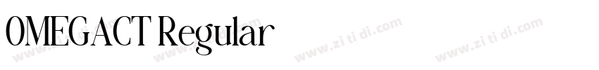OMEGACT Regular字体转换